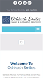 Mobile Screenshot of oshkoshsmiles.com